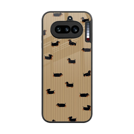 Dachshund back phone cover | glass case for nothing phone 4a