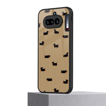 Dachshund nothing phone 4a mobile cover | shockproof glass phone case