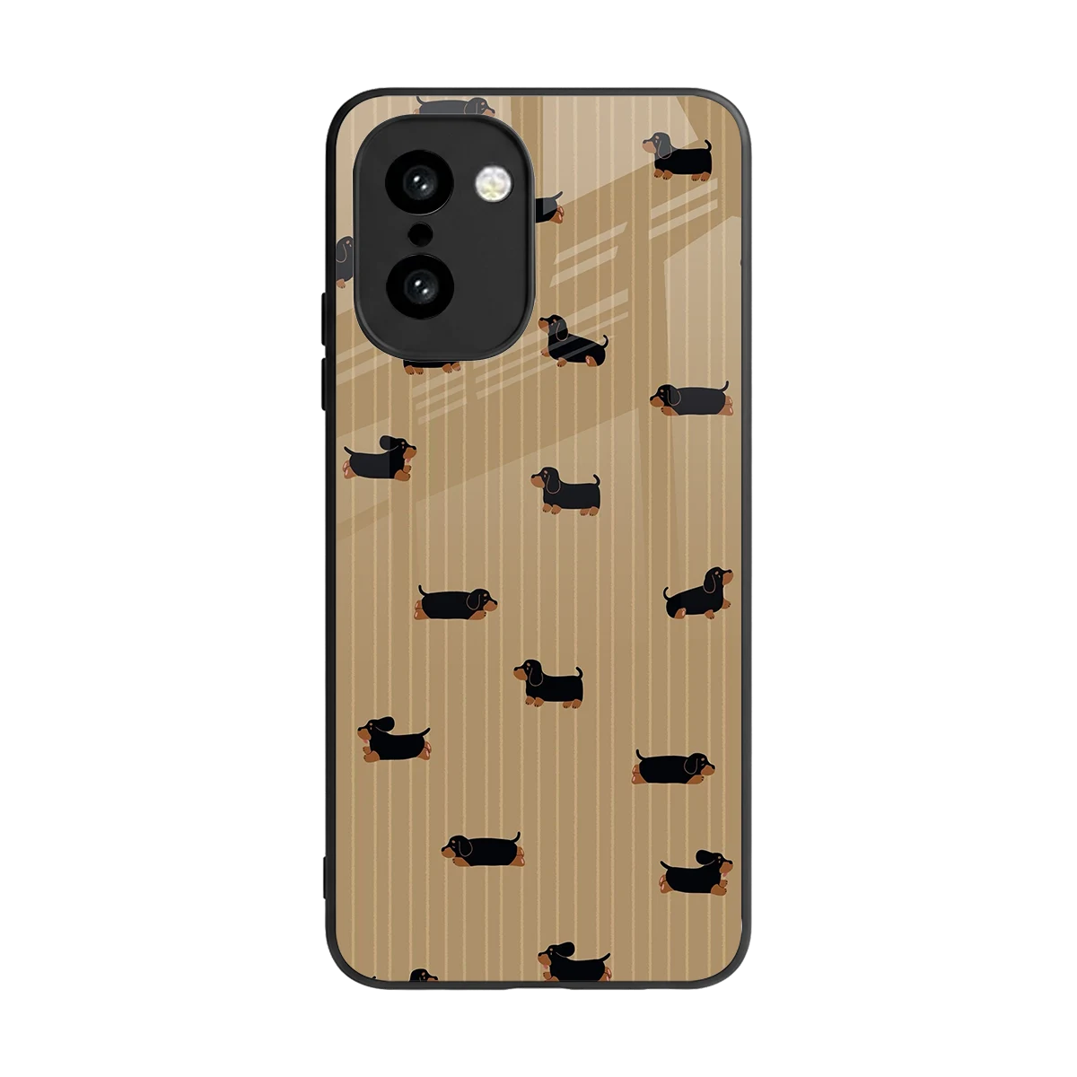 Dachshund back phone cover | glass case for oneplus 15r