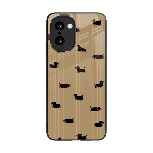 Dachshund back phone cover | glass case for oneplus 15r