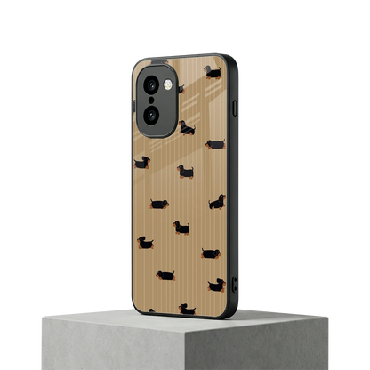 Dachshund oneplus 15r mobile cover | shockproof glass phone case