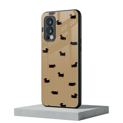 Dachshund oneplus nord 2 mobile cover | shockproof glass phone case