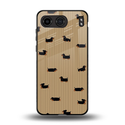 Dachshund back phone cover | glass case for oneplus nord 4