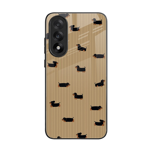 Dachshund back phone cover | glass case for oneplus nord 5