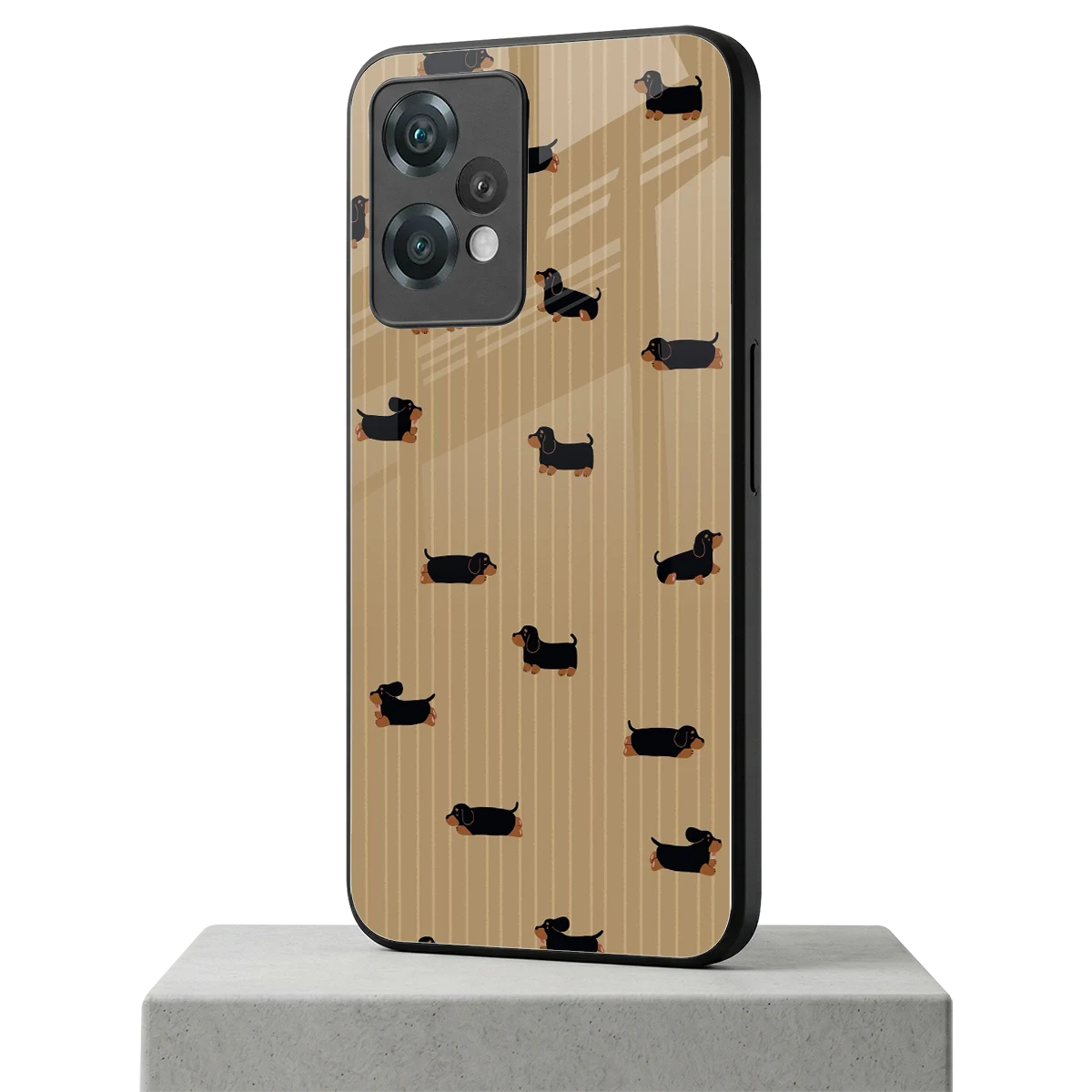 Dachshund oneplus nord ce 2 lite mobile cover | shockproof glass phone case