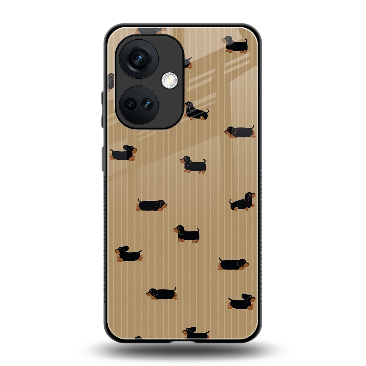 Dachshund back phone cover | glass case for oneplus nord ce 3