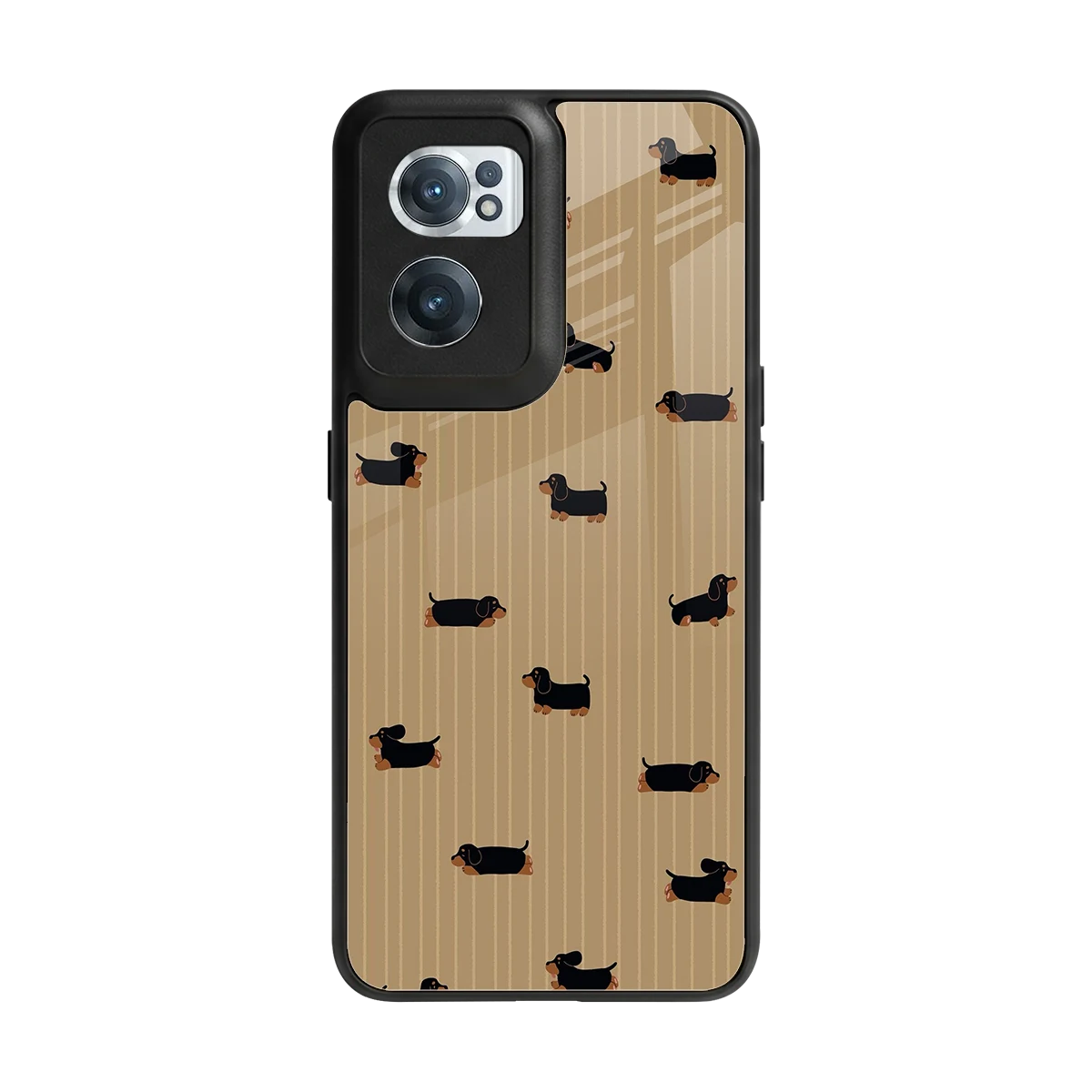 Dachshund back phone cover | glass case for oneplus nord ce 2