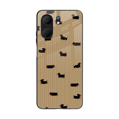 Dachshund back phone cover | glass case for oppo a5x 5g