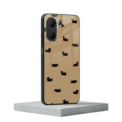 Dachshund oppo a5x 5g mobile cover | shockproof glass phone case