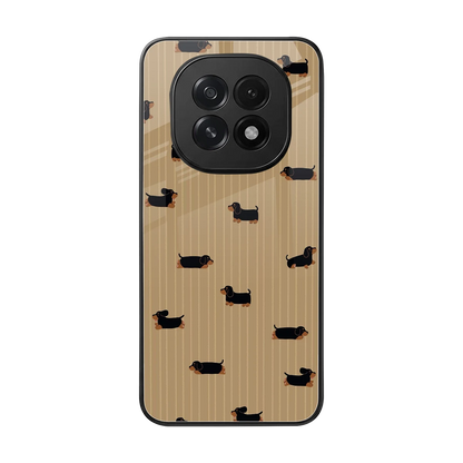 Dachshund back phone cover | glass case for oppo f29 5g