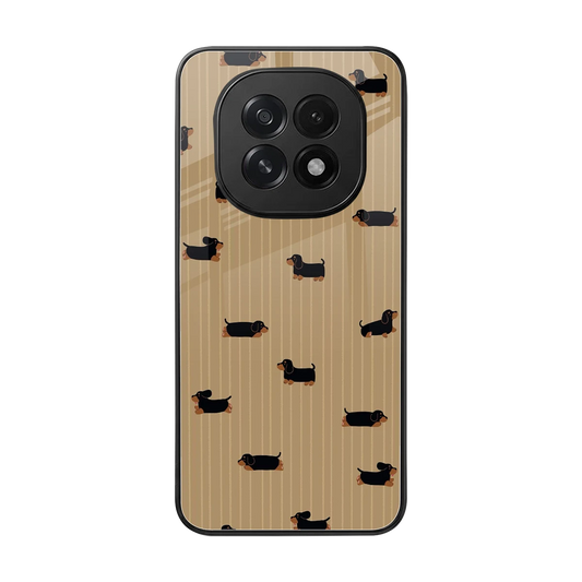 Dachshund back phone cover | glass case for oppo f29 5g