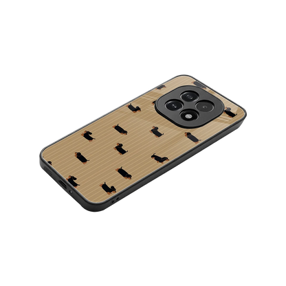 Dachshund stylish phone case for oppo f29 5g | glossy glass and slim fit