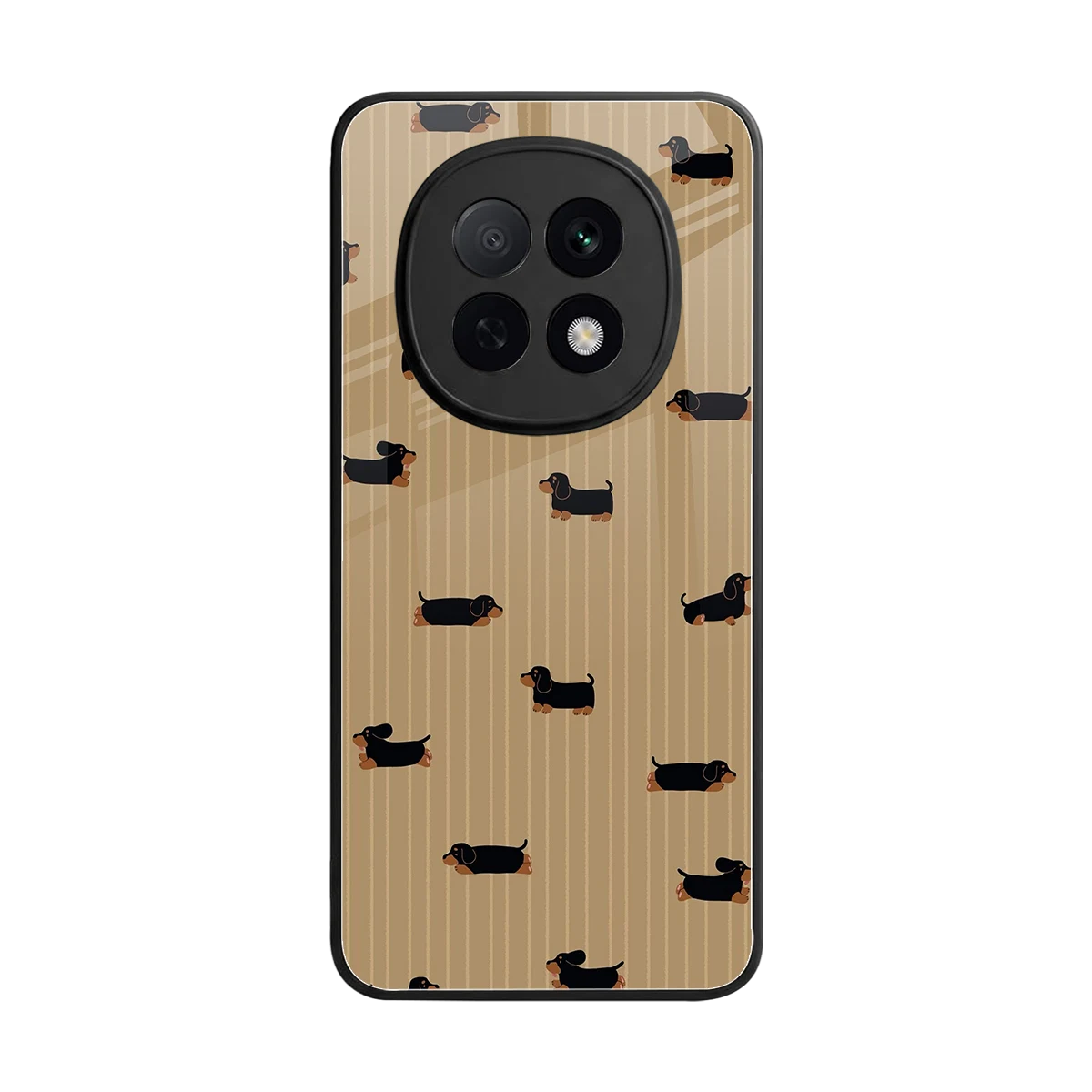 Dachshund back phone cover | glass case for oppo f29 pro 5g