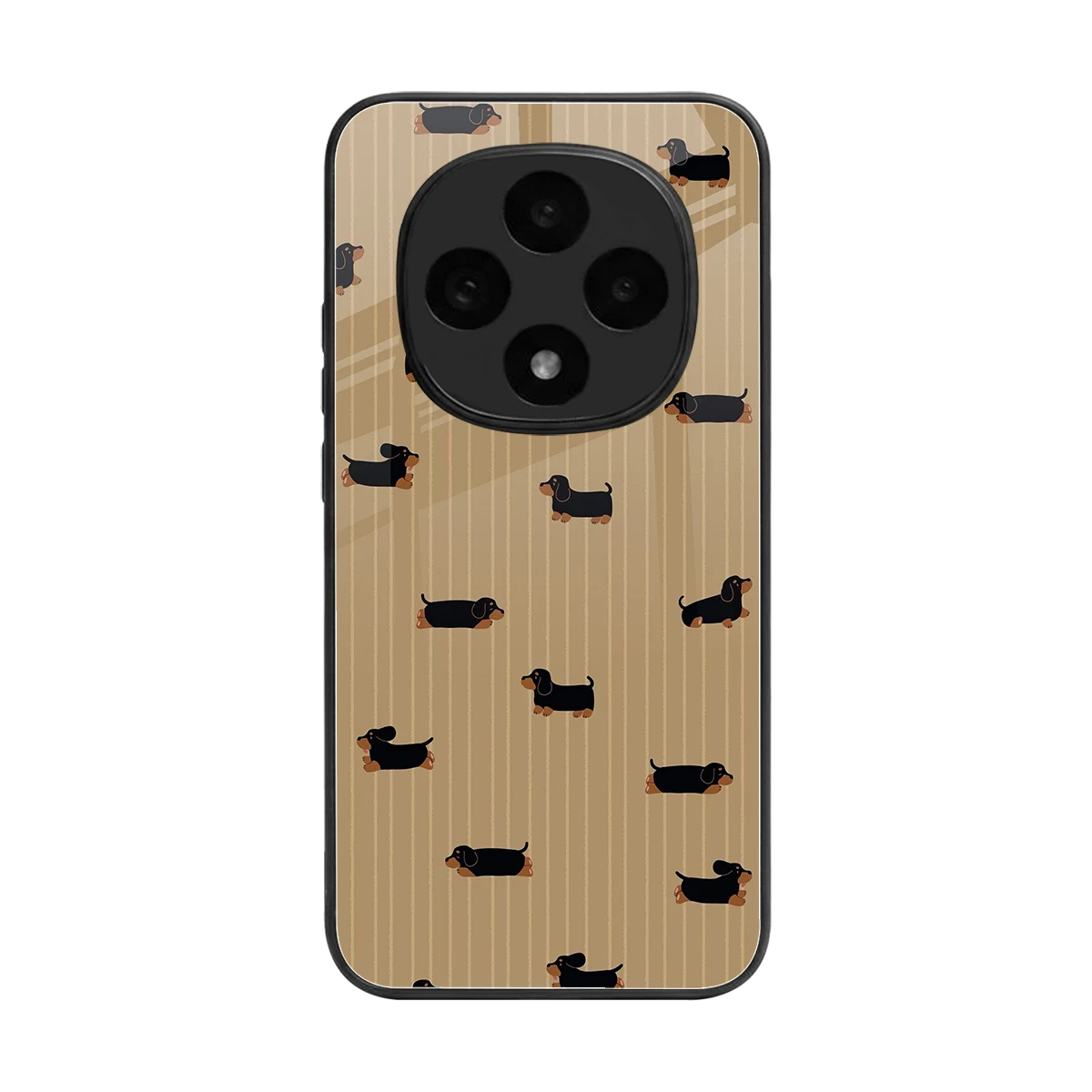 Dachshund back phone cover | glass case for oppo f31 pro 5g