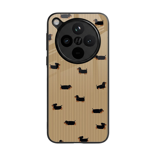 Dachshund back phone cover | glass case for oppo find x8