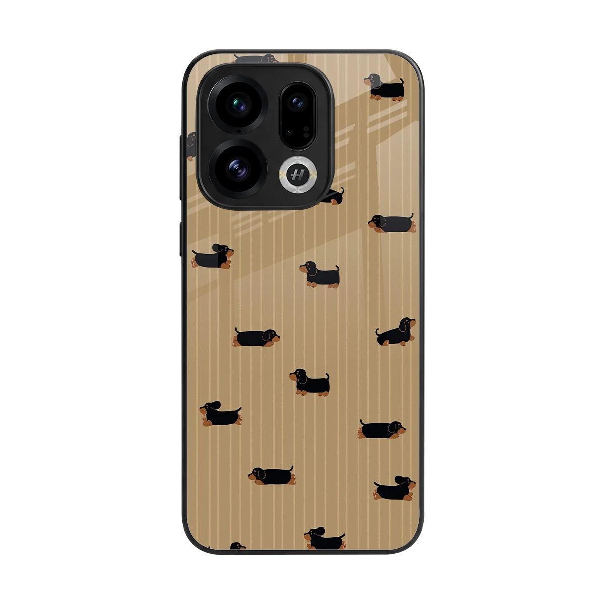 Dachshund back phone cover | glass case for oppo find x9