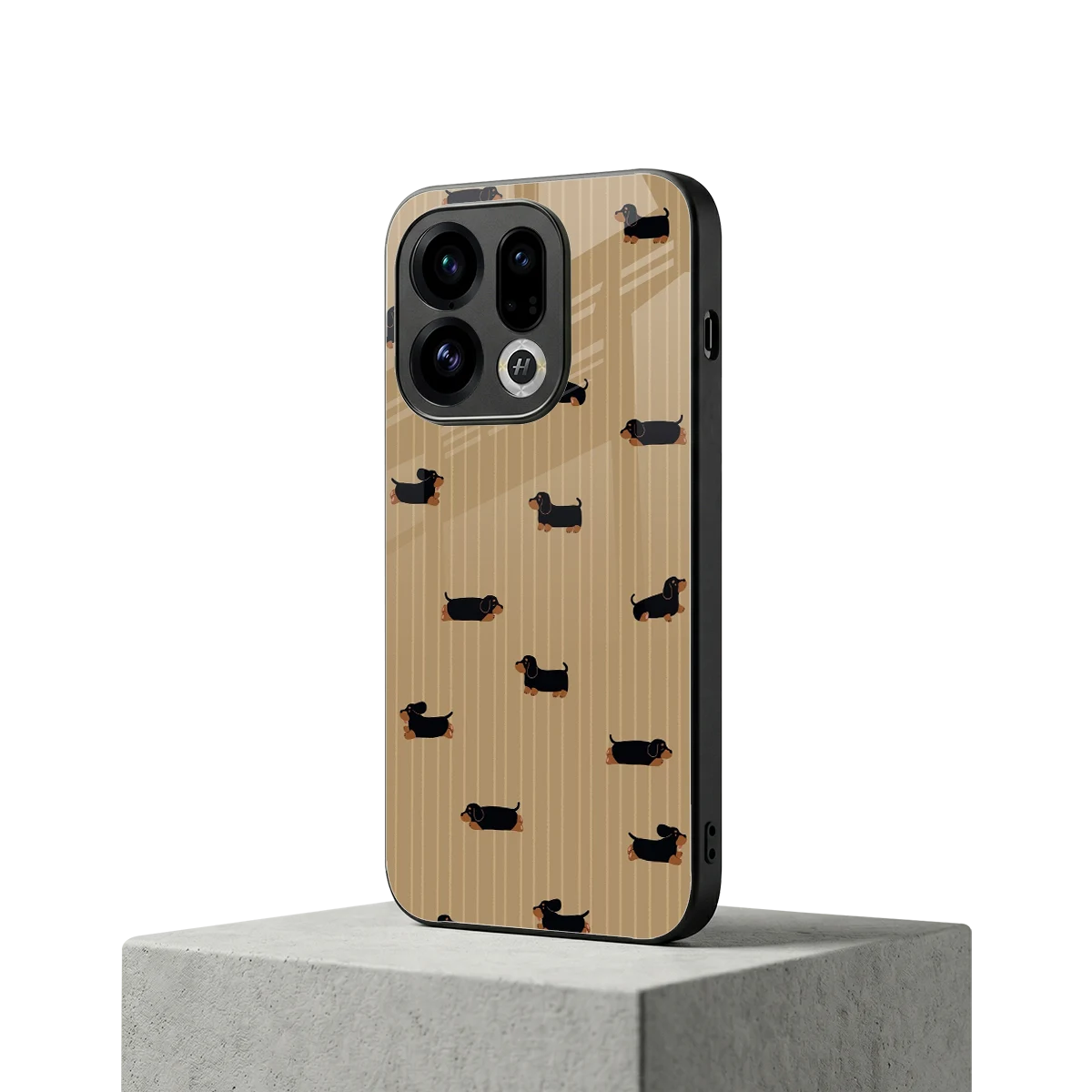 Dachshund oppo find x9 mobile cover | shockproof glass phone case