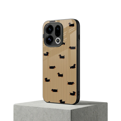 Dachshund oppo find x9 mobile cover | shockproof glass phone case