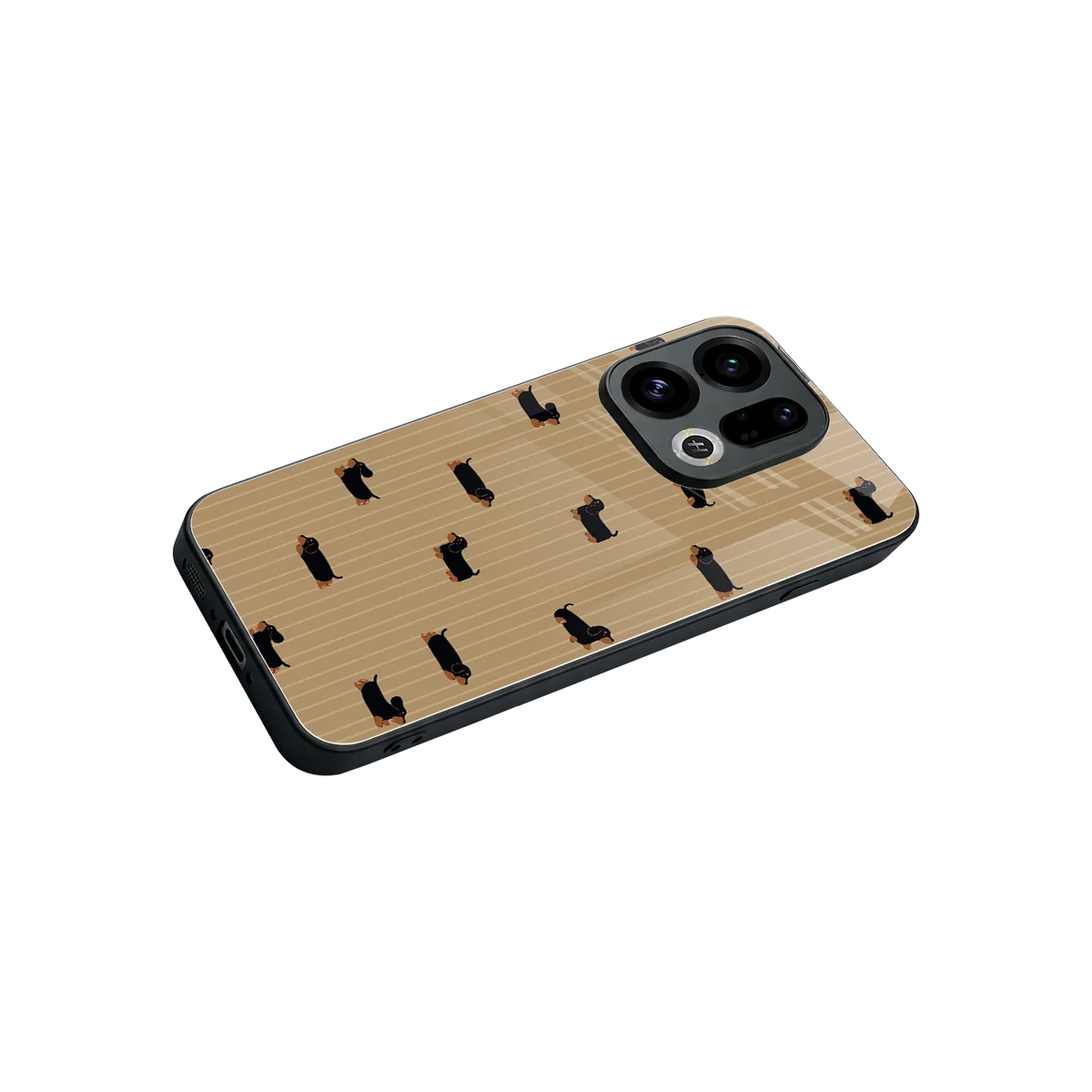 Dachshund stylish phone case for oppo find x9 | glossy glass and slim fit
