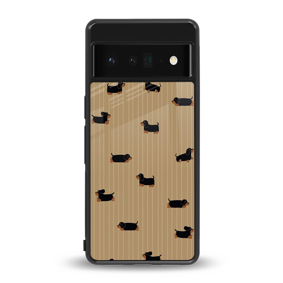 Dachshund back phone cover | glass case for google pixel 6 pro