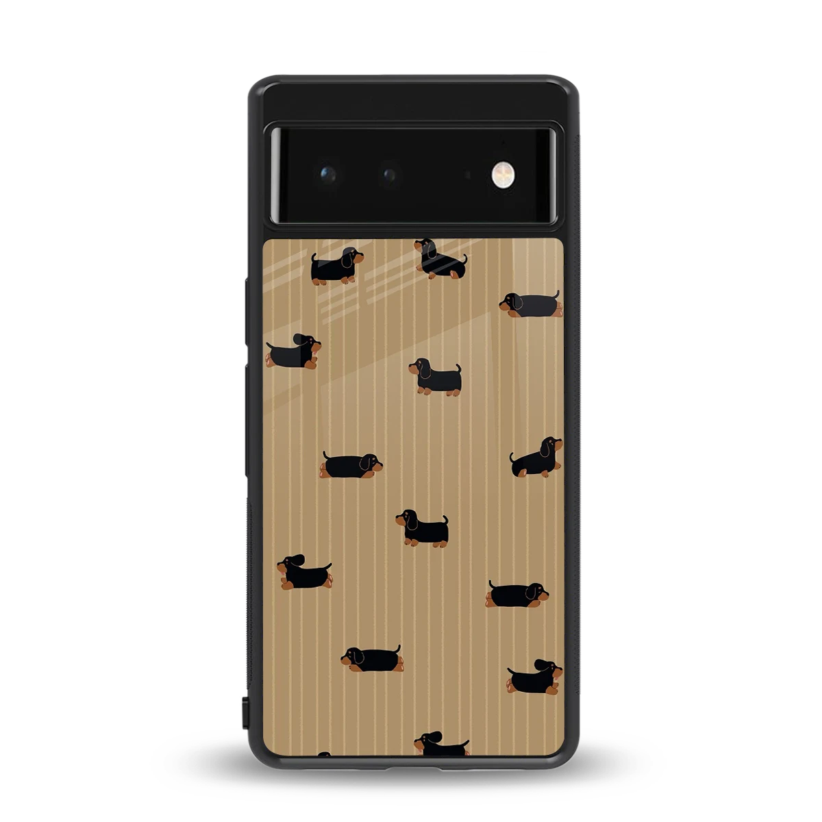 Dachshund back phone cover | glass case for google pixel 6a
