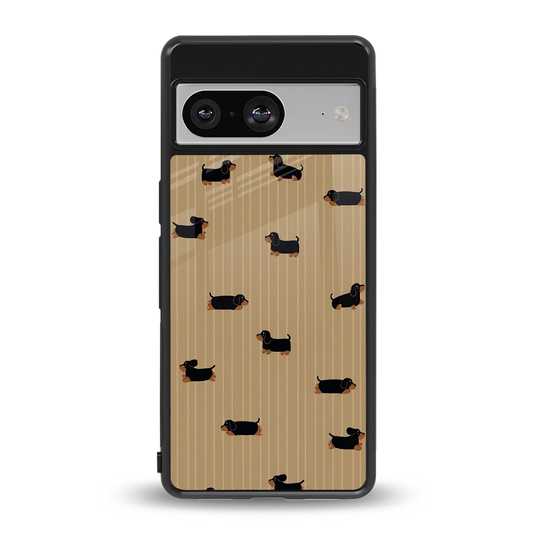 Dachshund back phone cover | glass case for google pixel 8