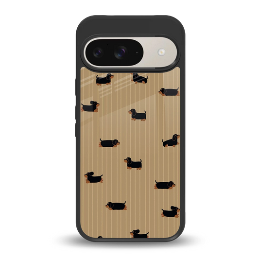 Dachshund back phone cover | glass case for google pixel 9
