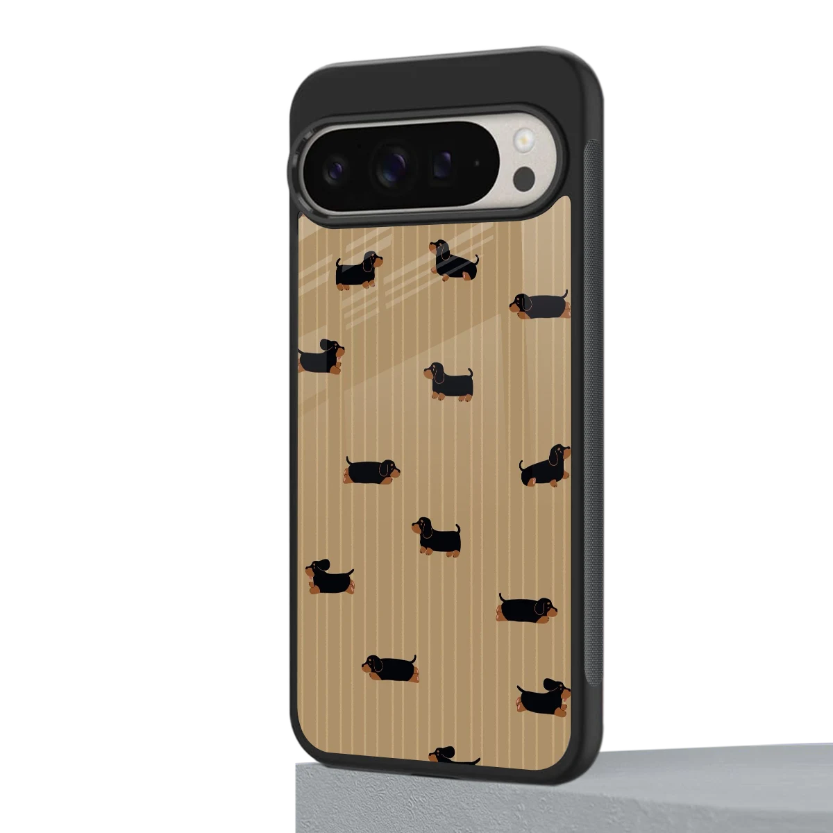 Dachshund google pixel 9 pro mobile cover | shockproof glass phone case