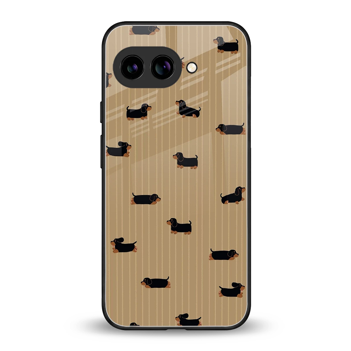 Dachshund back phone cover | glass case for google pixel 10a