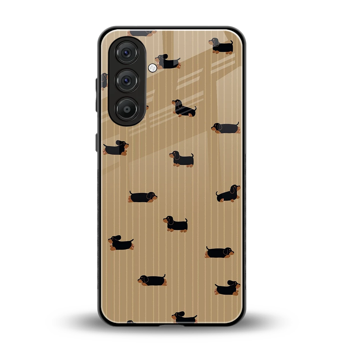 Dachshund back phone cover | glass case for samsung galaxy a55 5g