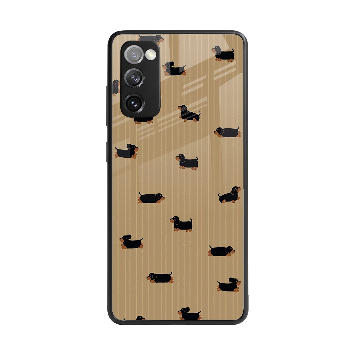 Dachshund back phone cover | glass case for samsung galaxy s20 fe
