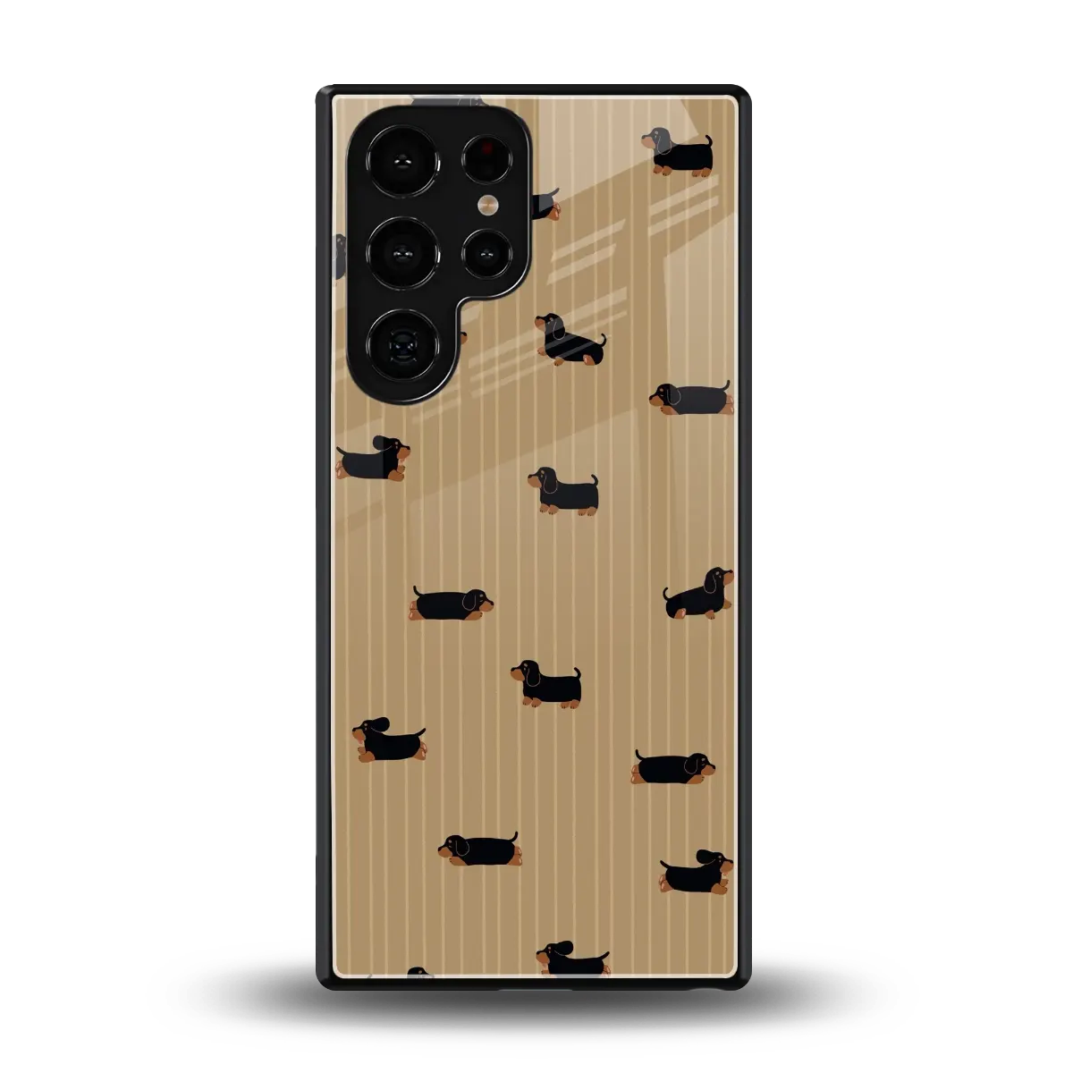 Dachshund back phone cover | glass case for samsung galaxy s25 ultra