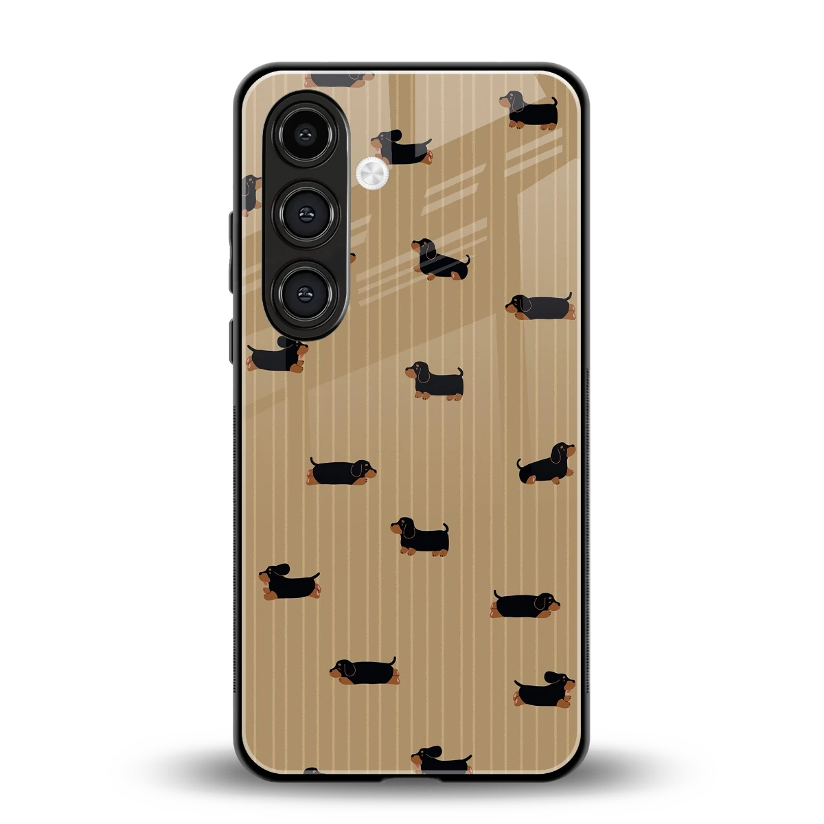 Dachshund back phone cover | glass case for samsung galaxy s23 plus