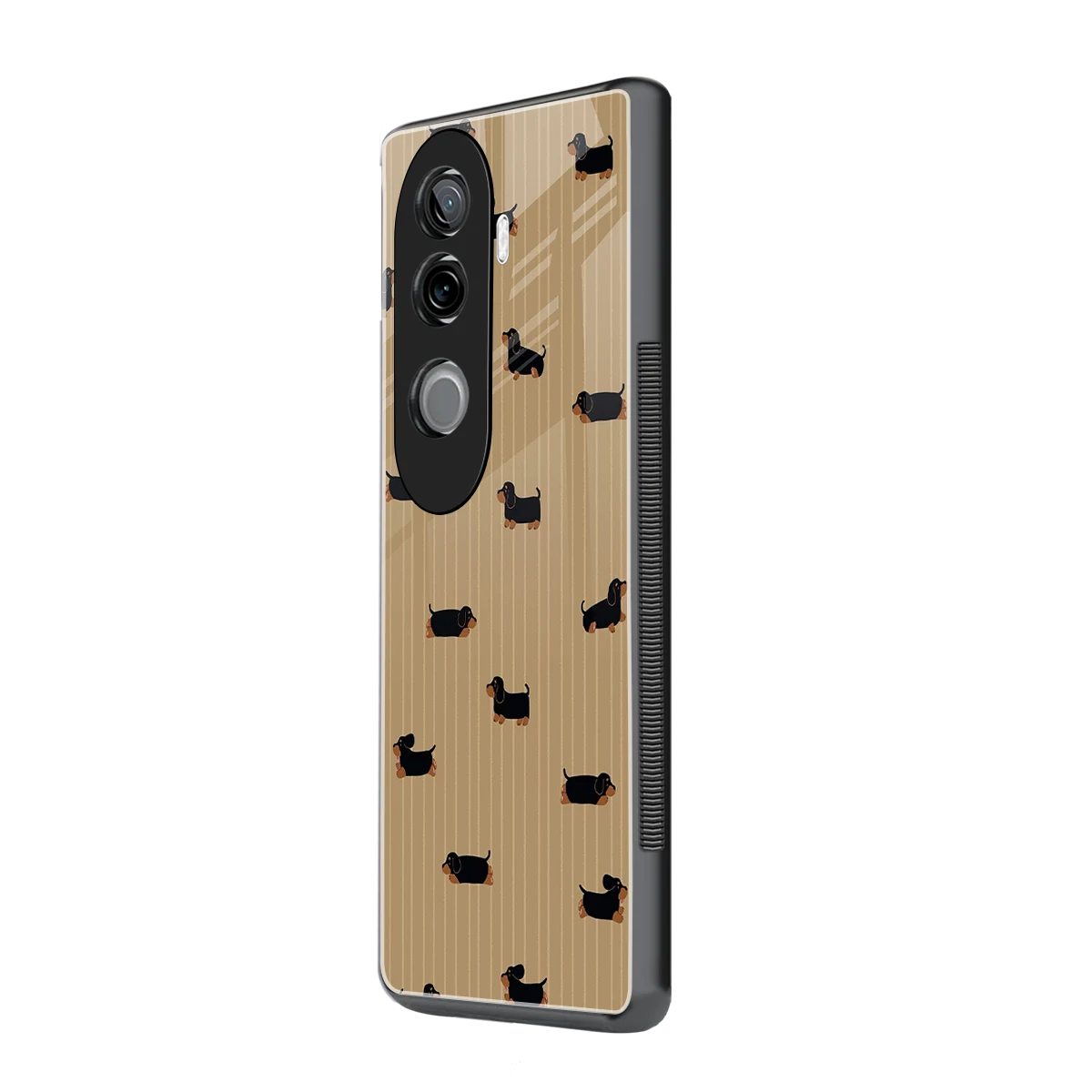 Dachshund vivo v40e mobile cover | shockproof glass phone case