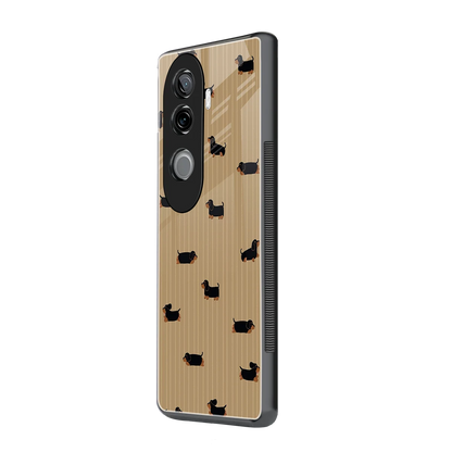 Dachshund vivo v40e mobile cover | shockproof glass phone case