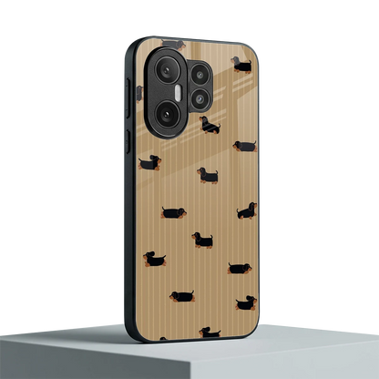 Dachshund vivo x200 fe mobile cover | shockproof glass phone case
