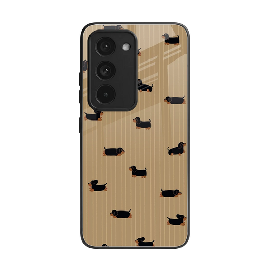 Dachshund back phone cover | glass case for redmi 15 5g