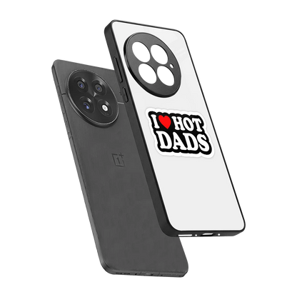 Dad Crush sleek oneplus 13 cover with tempered glass back and TPU edges