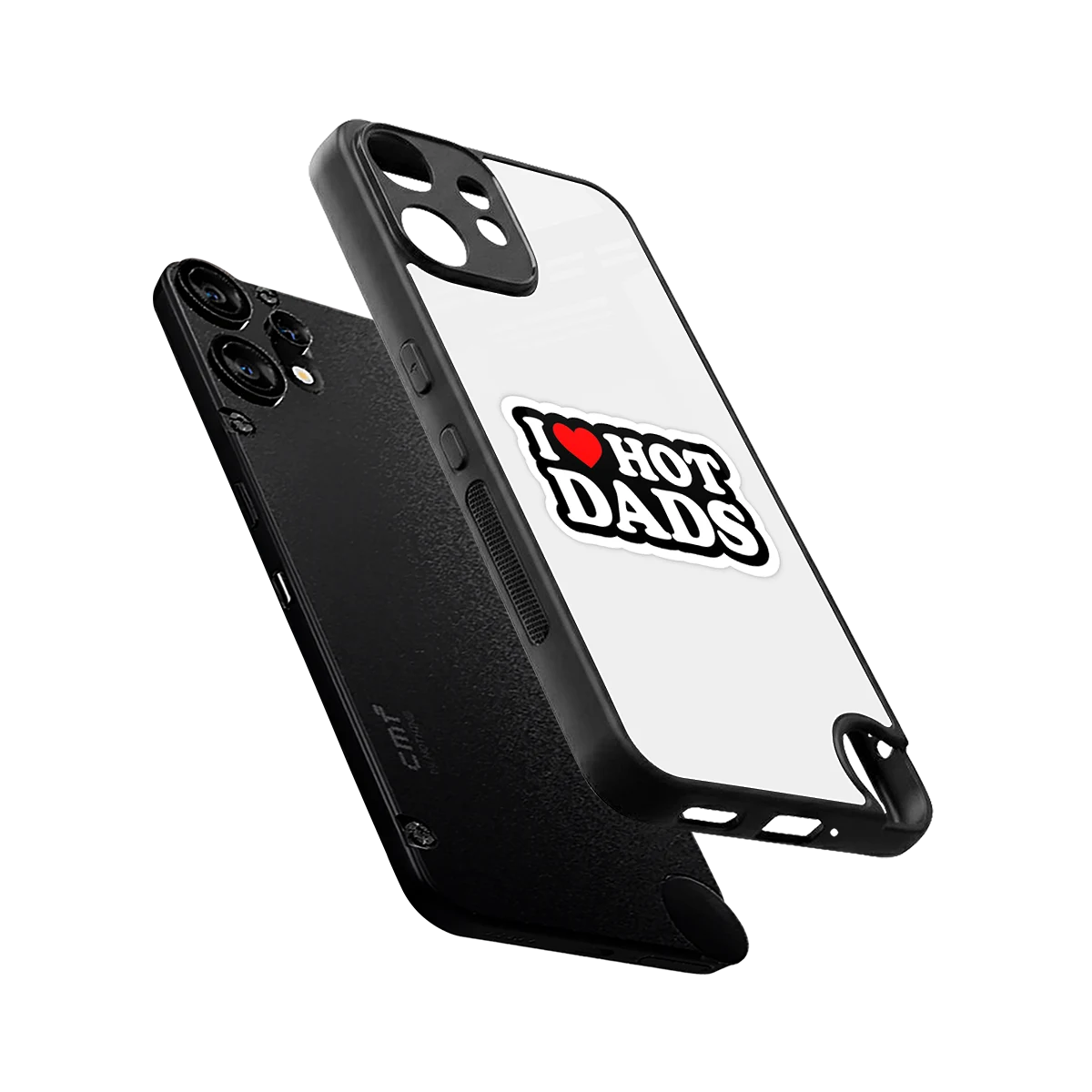 Dad Crush sleek cmf nothing phone 2 pro cover with tempered glass back and TPU edges