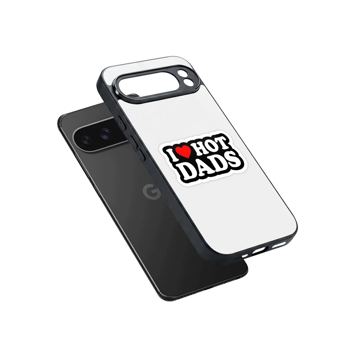 Dad Crush sleek google pixel 10 pro xl cover with tempered glass back and TPU edges