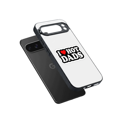 Dad Crush sleek google pixel 10 pro xl cover with tempered glass back and TPU edges