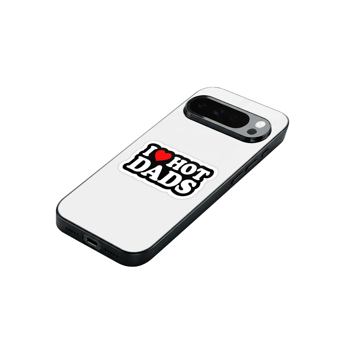 Dad Crush stylish phone case for google pixel 10 pro xl | glossy glass and slim fit