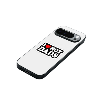 Dad Crush stylish phone case for google pixel 10 pro xl | glossy glass and slim fit