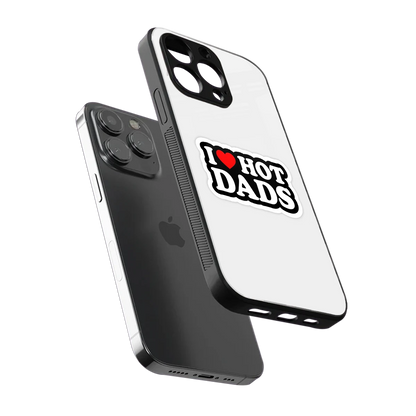 Dad Crush sleek iphone 13 pro cover with tempered glass back and TPU edges