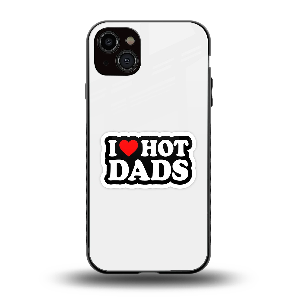 Dad Crush back phone cover | glass case for iphone 15 plus