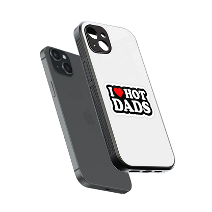 Dad Crush sleek iphone 15 plus cover with tempered glass back and TPU edges