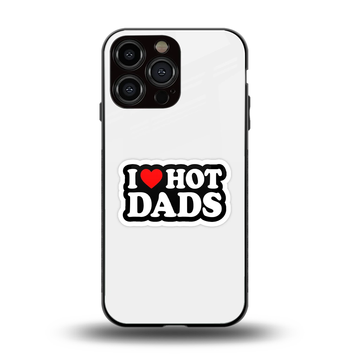 Dad Crush back phone cover | glass case for iphone 15 pro max