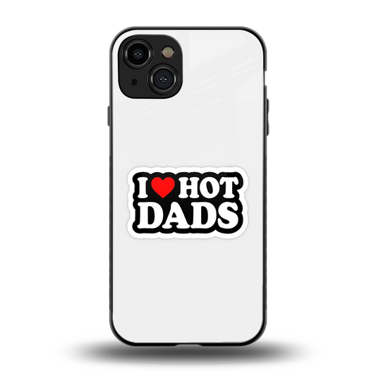 Dad Crush back phone cover | glass case for iphone 15