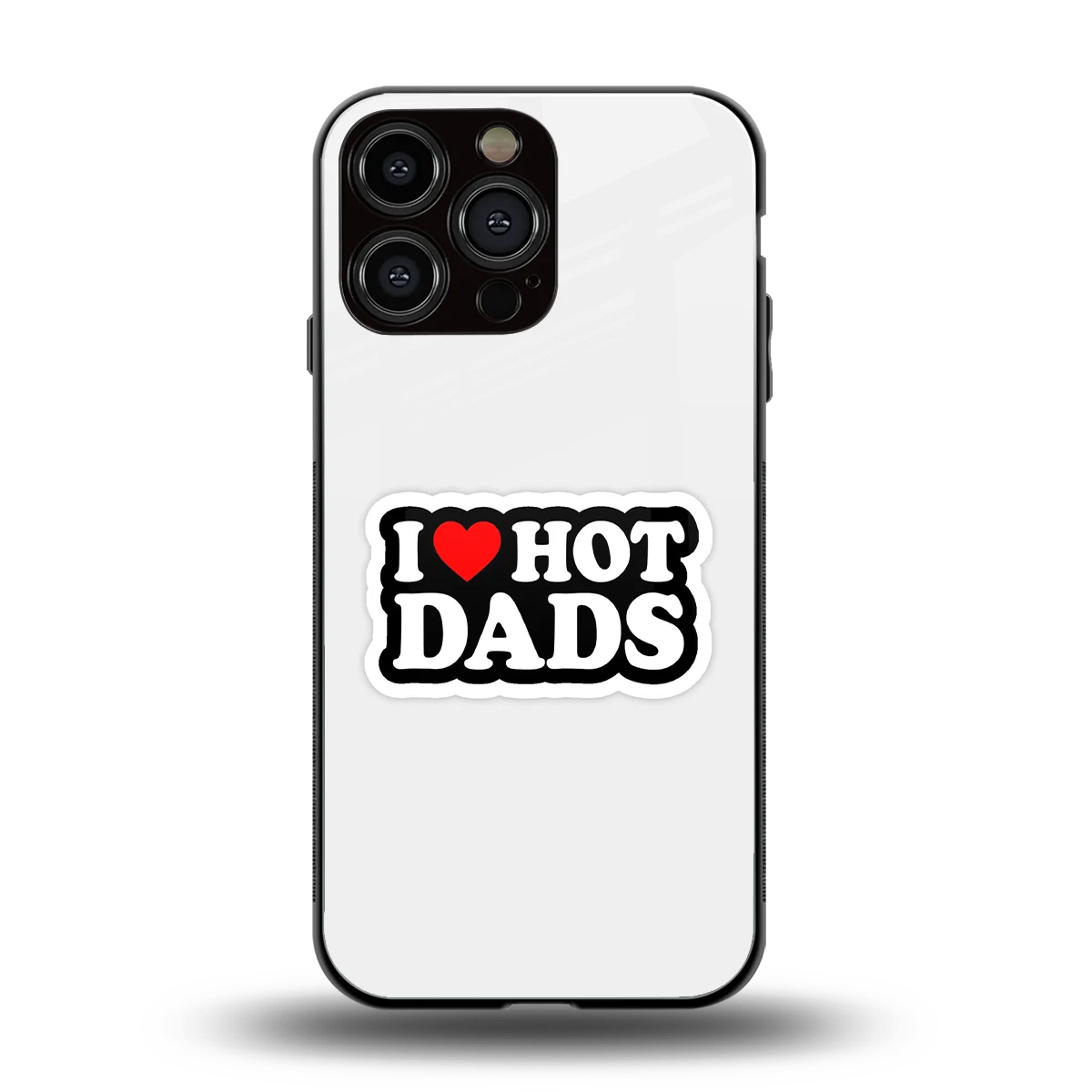 Dad Crush back phone cover | glass case for iphone 16 pro max
