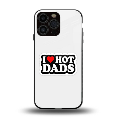 Dad Crush back phone cover | glass case for iphone 16 pro max